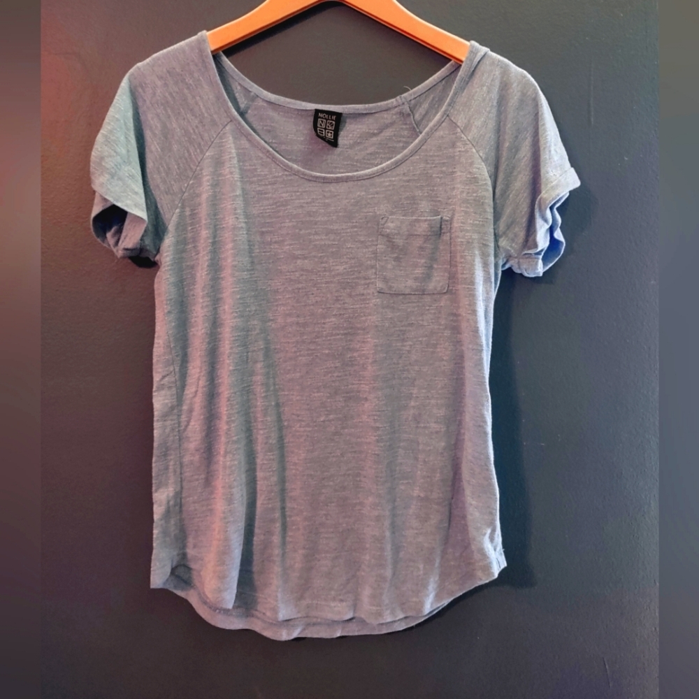 Nollie Baby Blue Pocket Tee